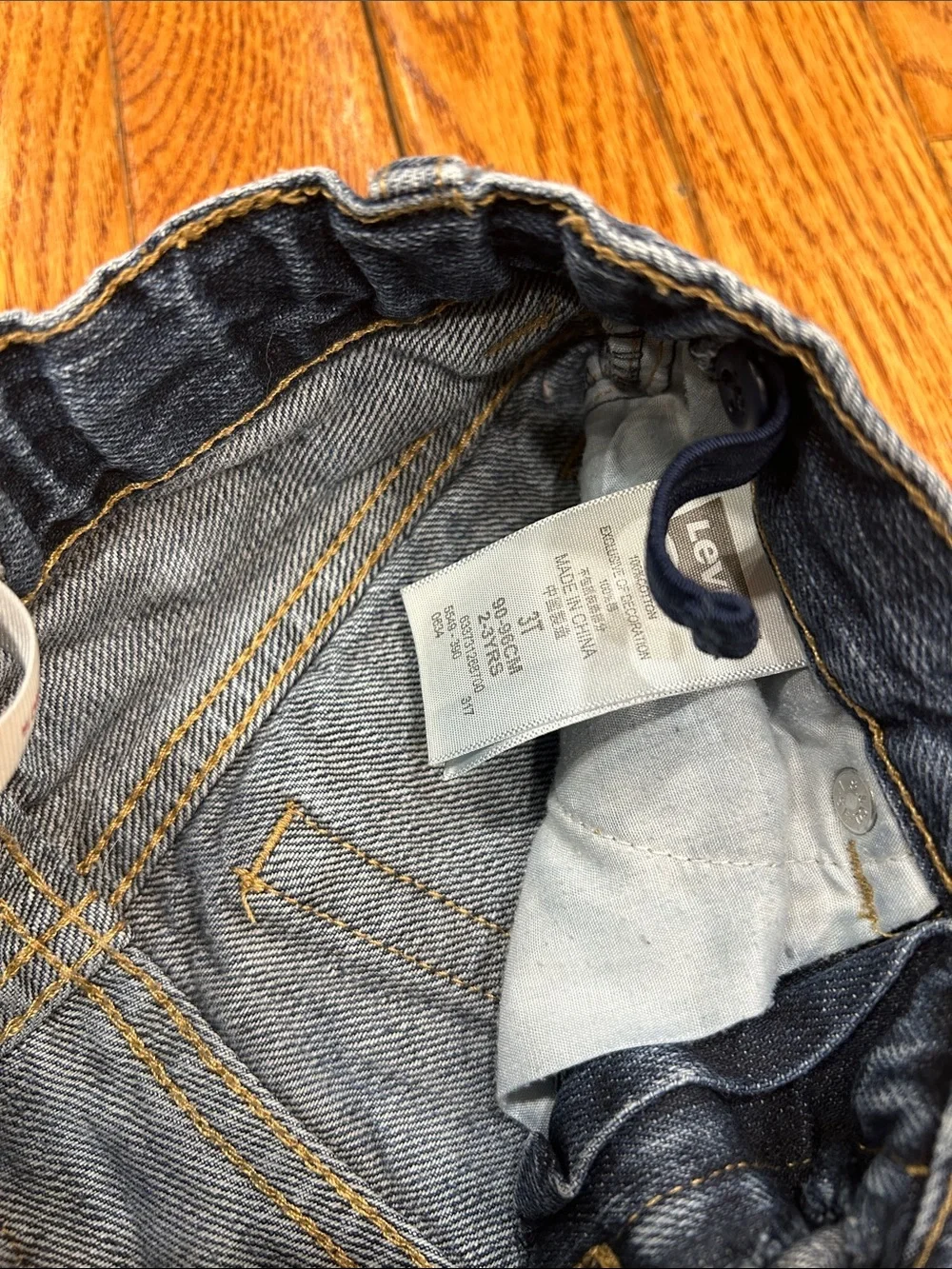 Levi's Boys Blue Straight Leg Jeans
